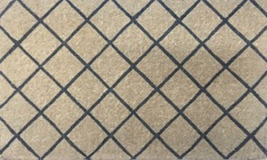 DARK GREY TRELLIS High Quality Thick Door Mat  45 X 75 X 4 CM Doormat Designs