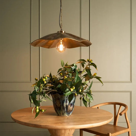 MELVILLE CEILING PENDANT HAMMERED By Emac & Lawton
