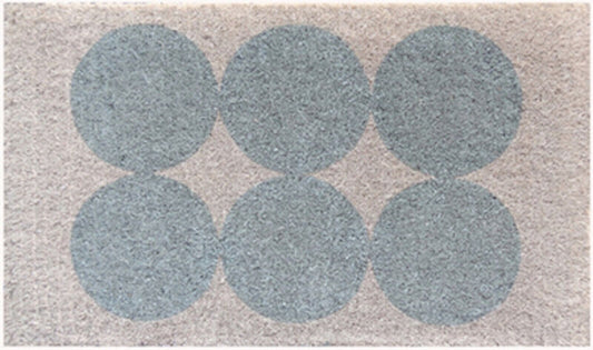 CIRCLE Thick Doormat Door mat  75 X 45 X 4  CM -100% COCONUT FIBRE