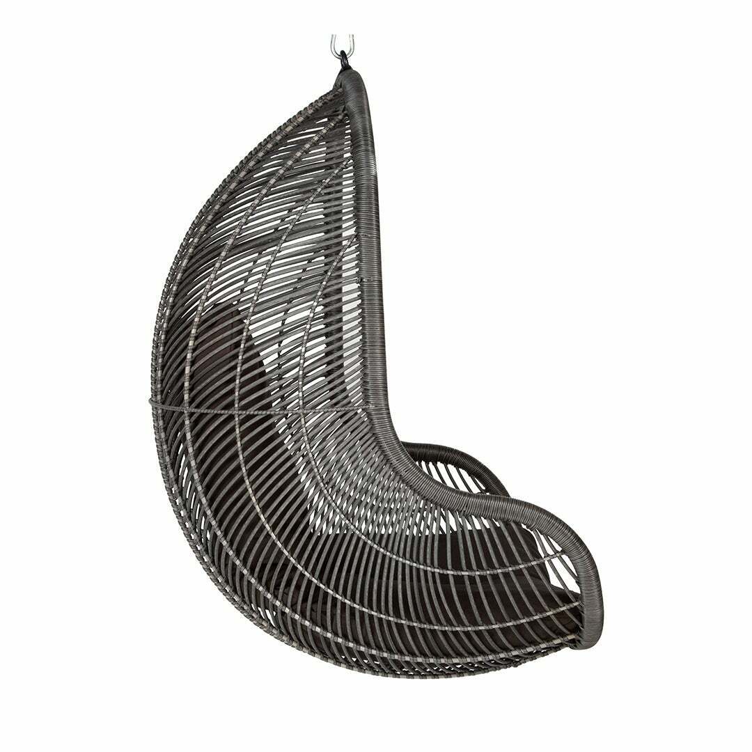 Navaho Pod Chair Charcoal RPP $1299.00 W78 x D68 x H125cm