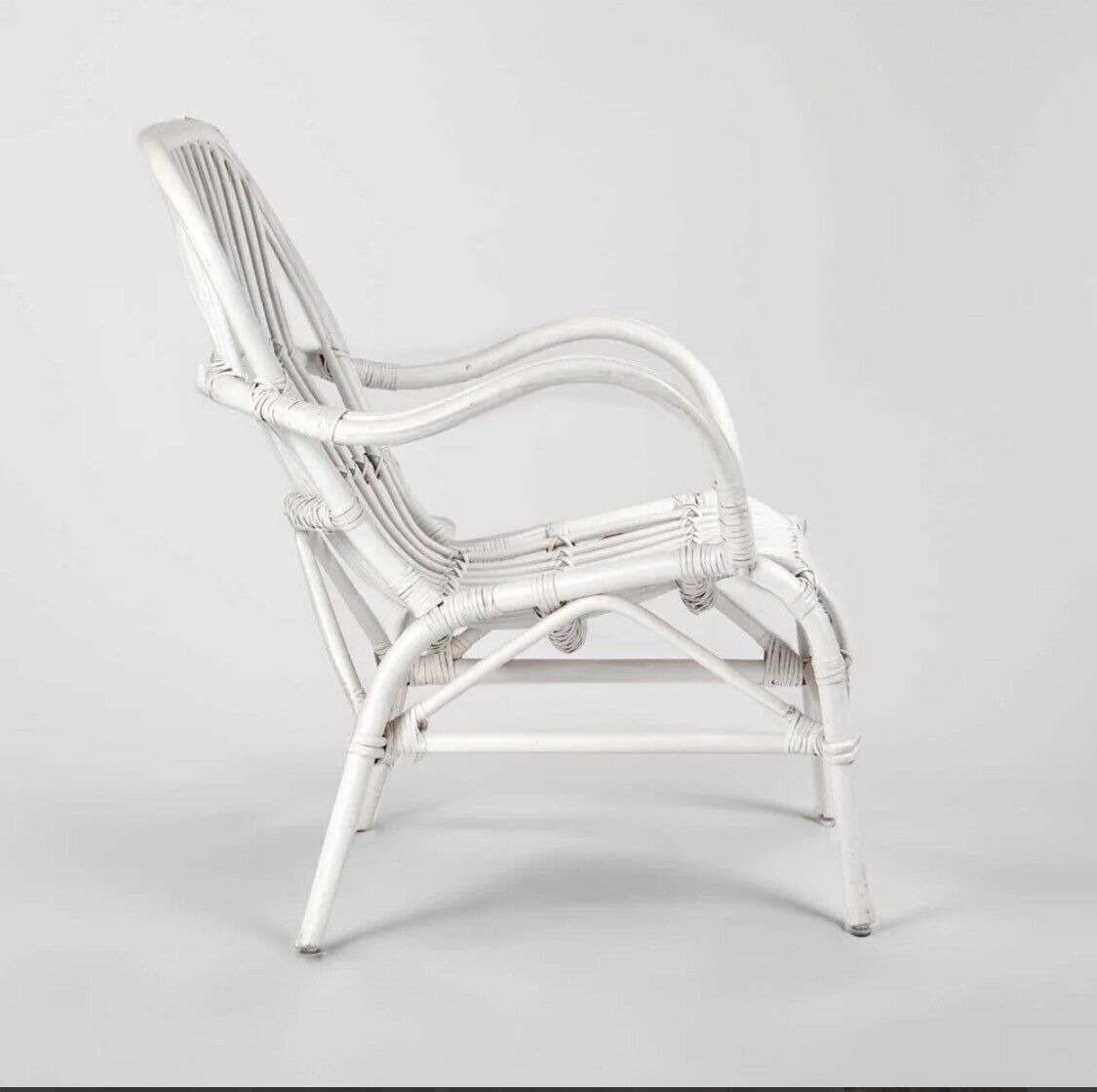 Seville Rattan Armchair White -Outdoor Undercover By Florabelle Living