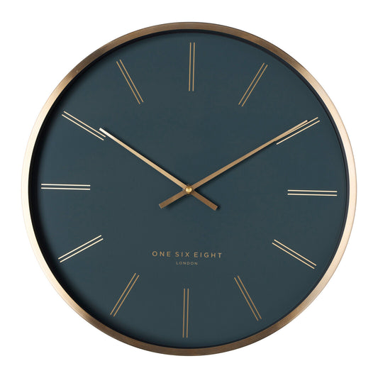OTTO 40CM PETROL BLUE SILENT WALL CLOCK