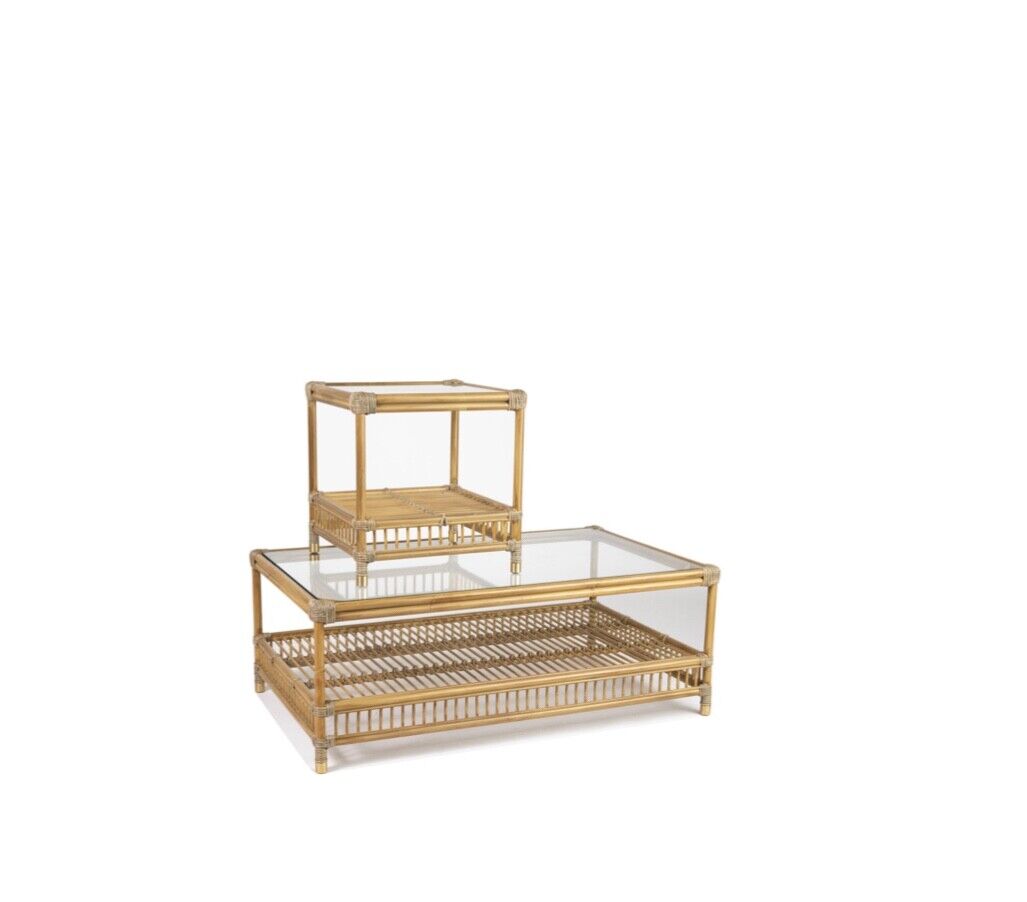 High End Sorrento Outdoor Side Table – Natural By Wisteria Design
