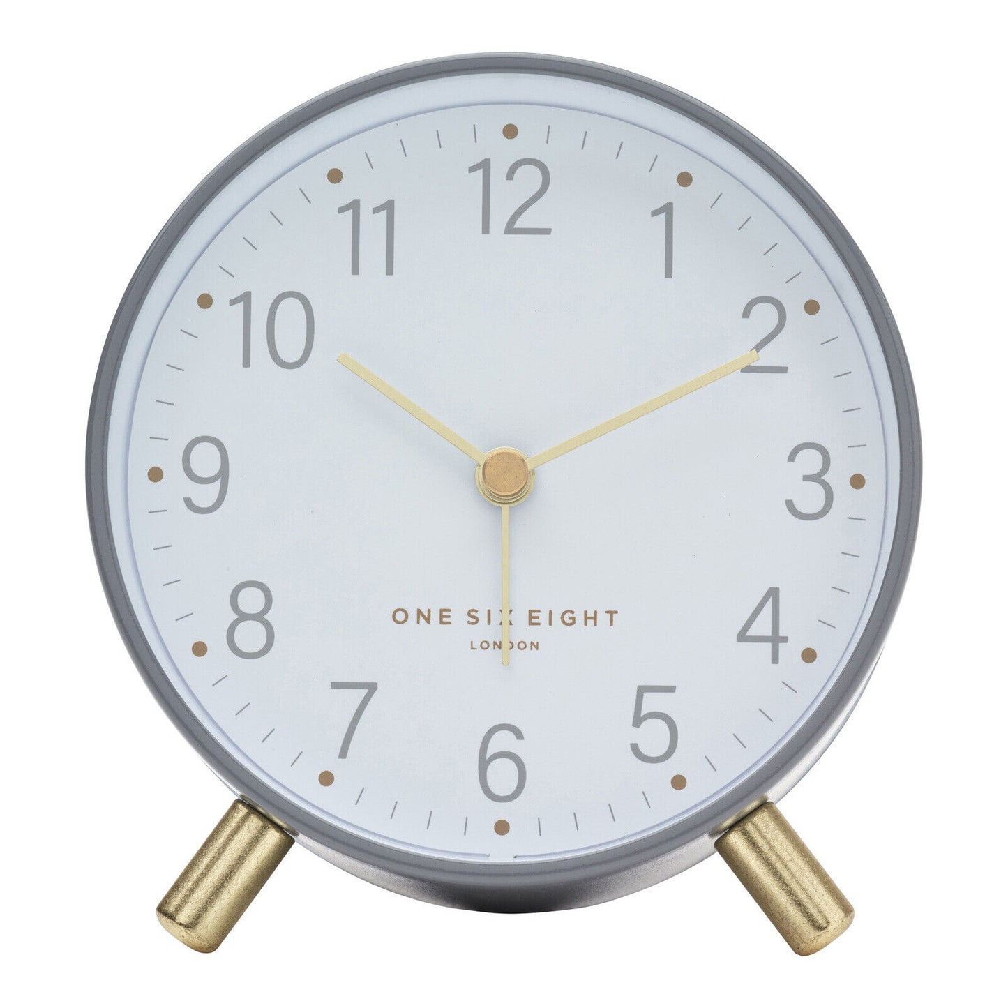 MAISIE GREY SILENT ALARM CLOCK