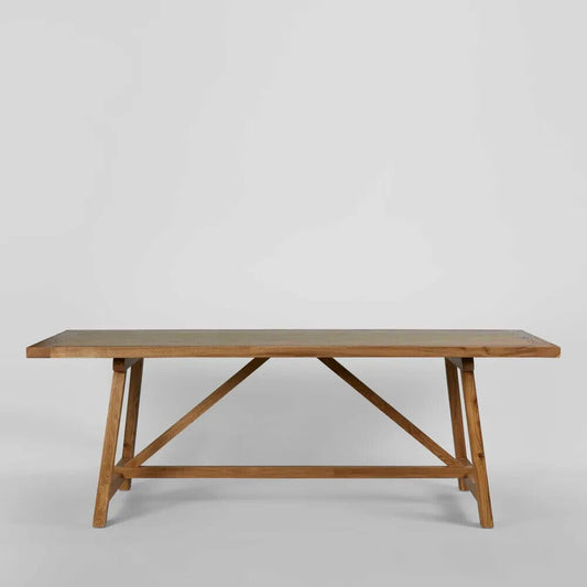 VARRO OAK DINING TABLE 220CM By Florabelle Living