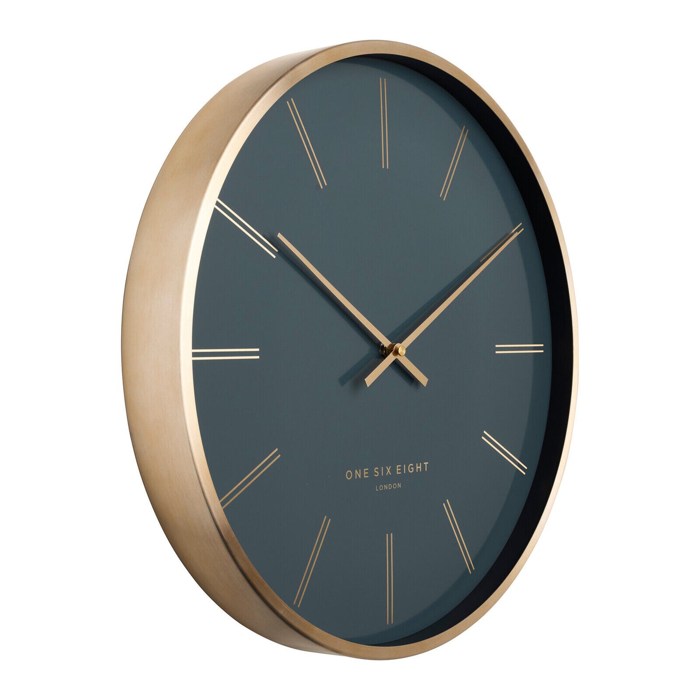 OTTO 40CM PETROL BLUE SILENT WALL CLOCK