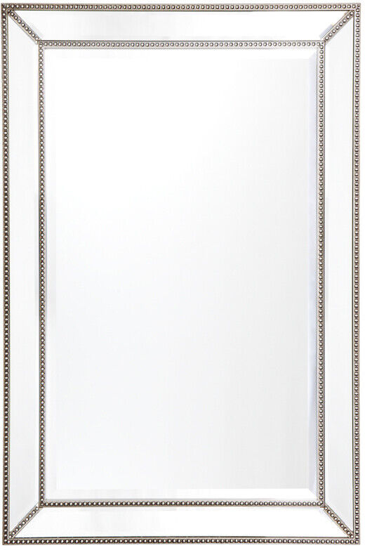 Pre Order ZETA Wall Mirror - Medium Antique Silver 92cm H Due March 24