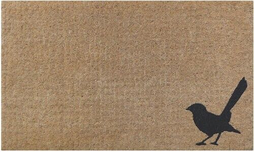 WILLY WAGTAIL Thick Door mat Doormat Designs 75 X 45 X 4  CM -100% COCONUT FIBRE