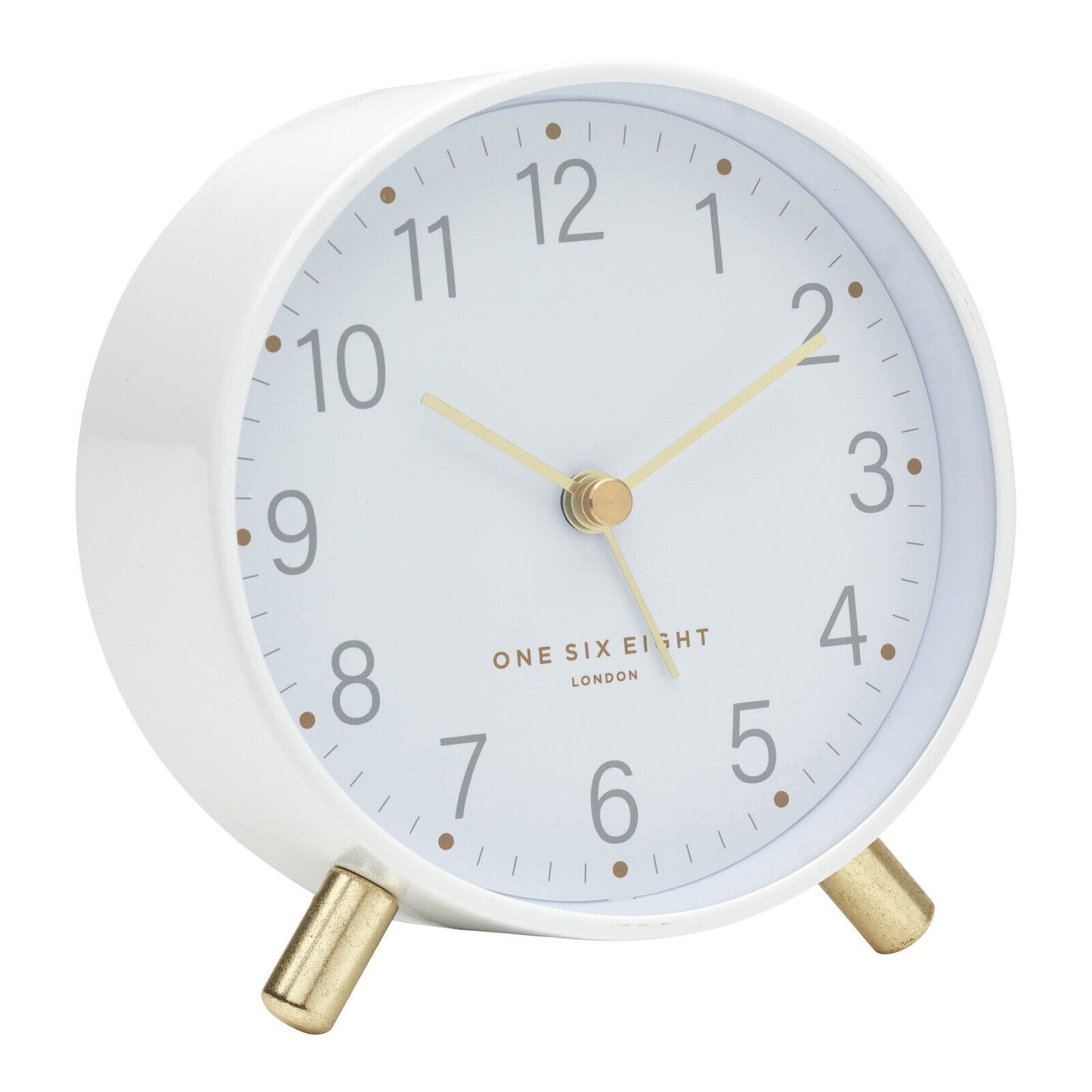 MAISIE WHITE SILENT ALARM CLOCK