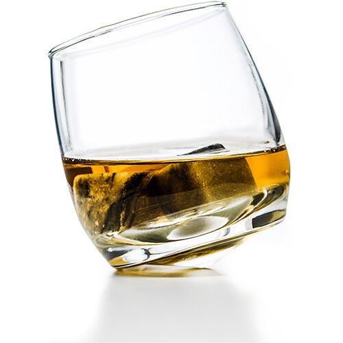 Recycled Granite Whiskey Stone in Draw String Bag   2 X 2 X 2 CM EACH