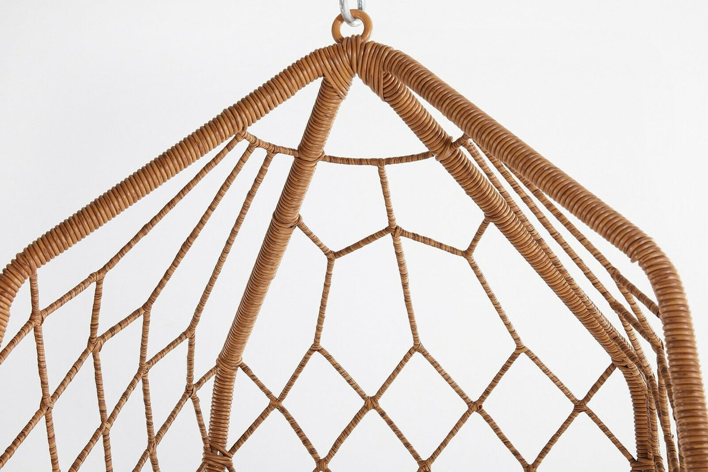 Geo Pod Hanging Chair Natural suitable for outdoor use RRP$1299