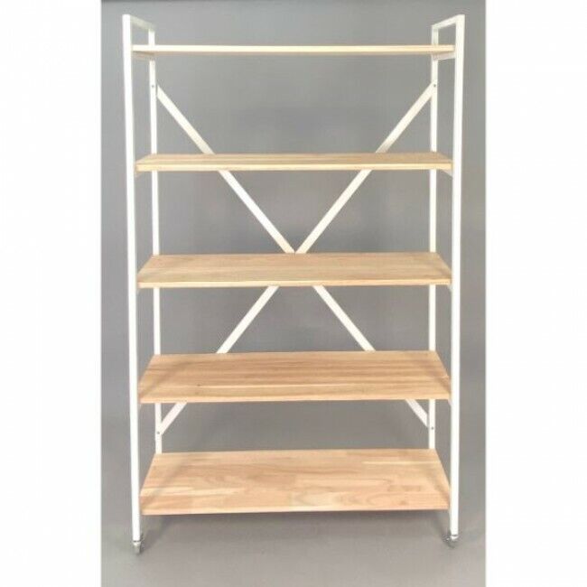 Hamptons Attic Shelf Unit / Shelf  - White 120x38x190