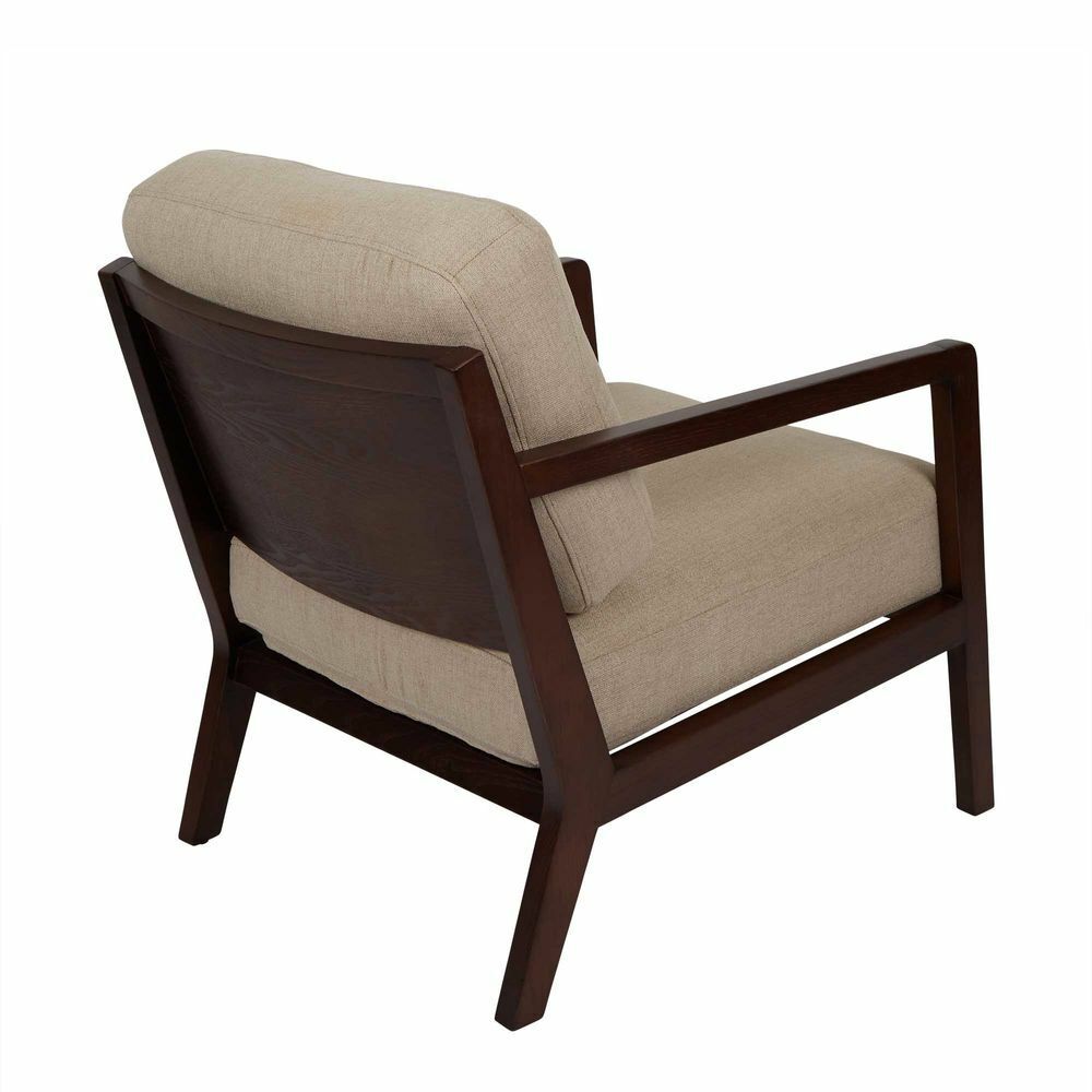 MALLORY ASH WOODEN CHAIR OATMEAL BEIGE By Florabelle