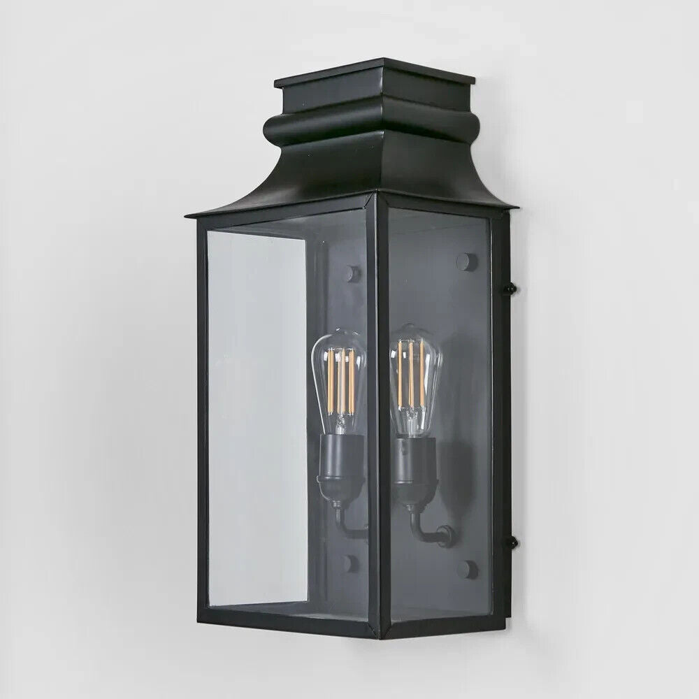 WESTPOINT OUTDOOR WALL LIGHT BLACK By Emac & Lawton