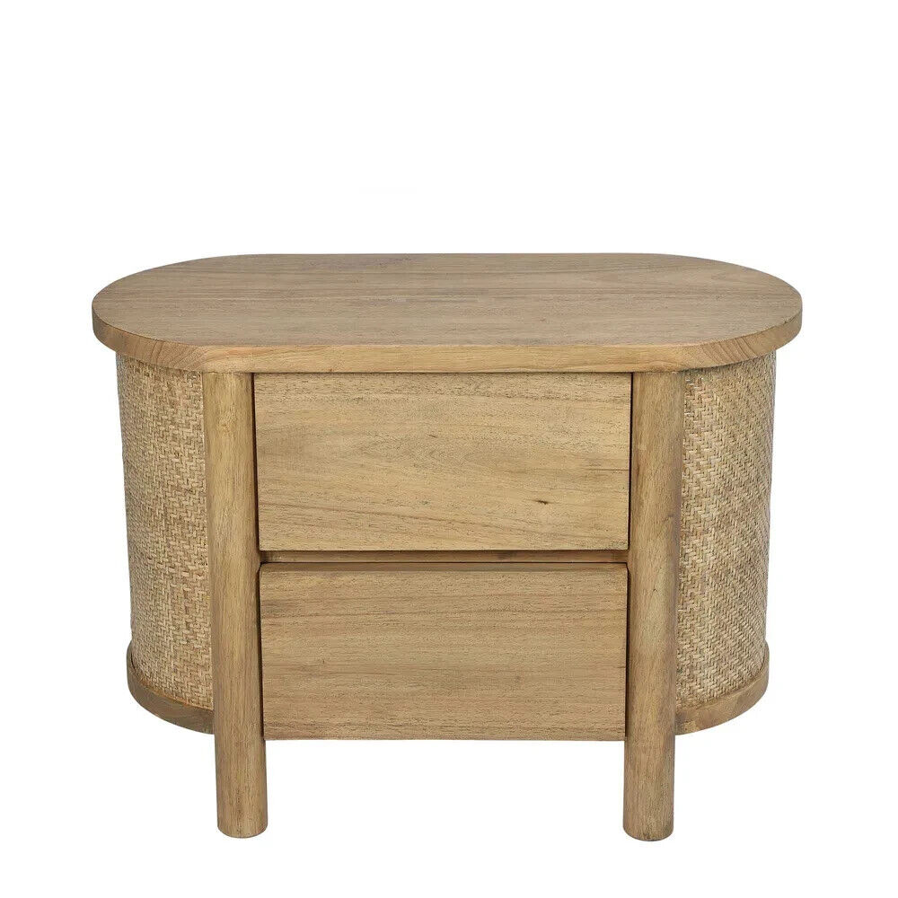 ** Pre Order COOLUM BEDSIDE TABLE NATURAL By Florabelle Living DUE 11 APRIL 25
