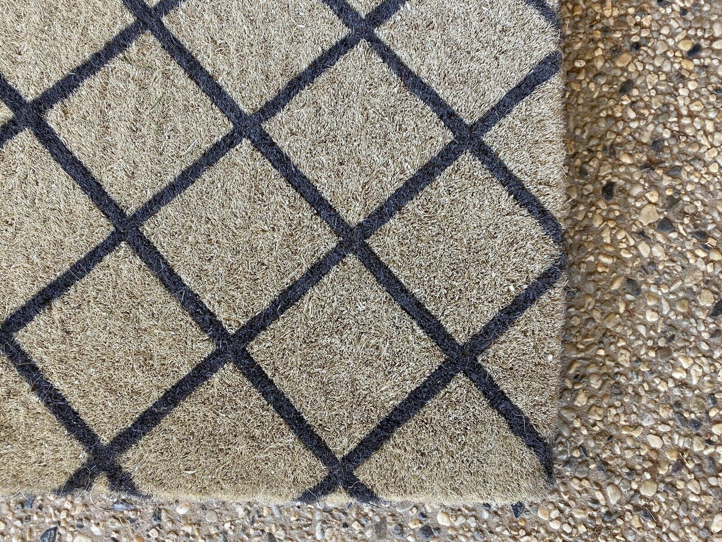 DARK GREY TRELLIS High Quality Thick Door Mat  45 X 75 X 4 CM Doormat Designs