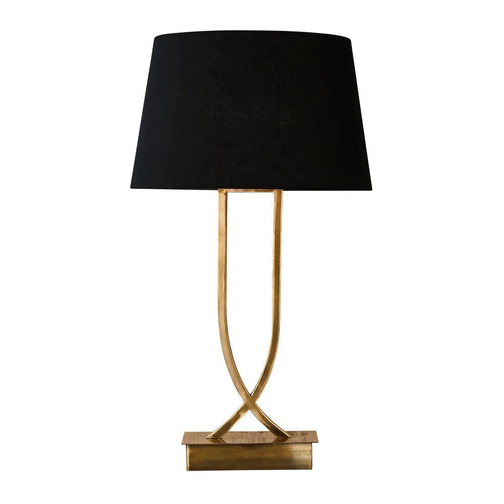 SOUTHERN CROSS TABLE LAMP BASE ANTIQUE BRASS (Base Only By Emac & Lawton