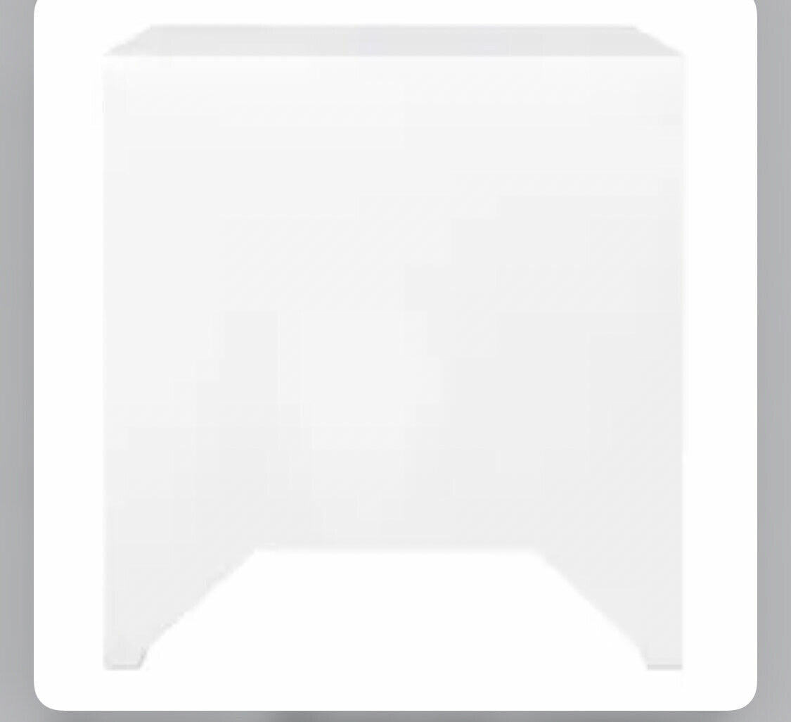 Ariana Bedside Table - Large White by Cafe Lighting