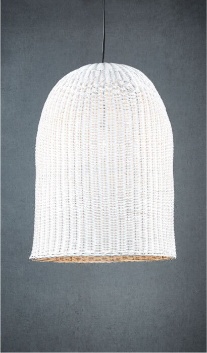 Emac & Lawton BOWERBIRD CEILING PENDANT MEDIUM WHITE - 65 D X 85 H CM