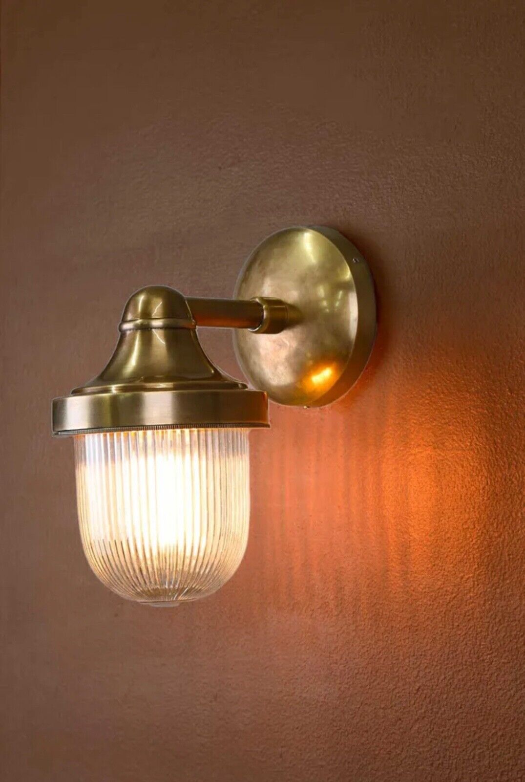 JADE OUTDOOR WALL LIGHT BRASS By Emac & Lawton