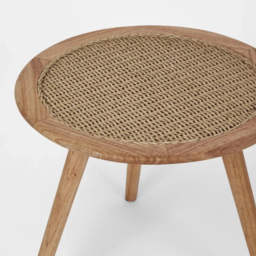 Cove Teak & Synthetic Side Table Natural -Outdoor By Florabelle Living