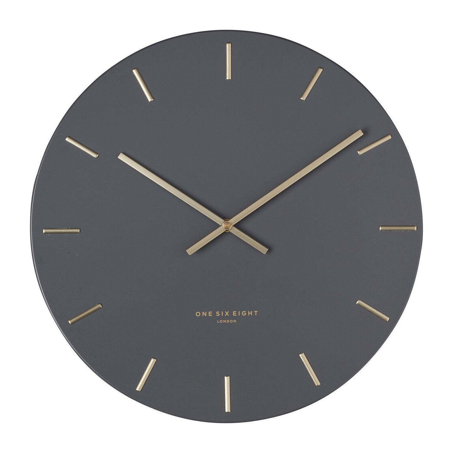 LUCA  CHARCOAL 40 CM SILENT WALL CLOCK