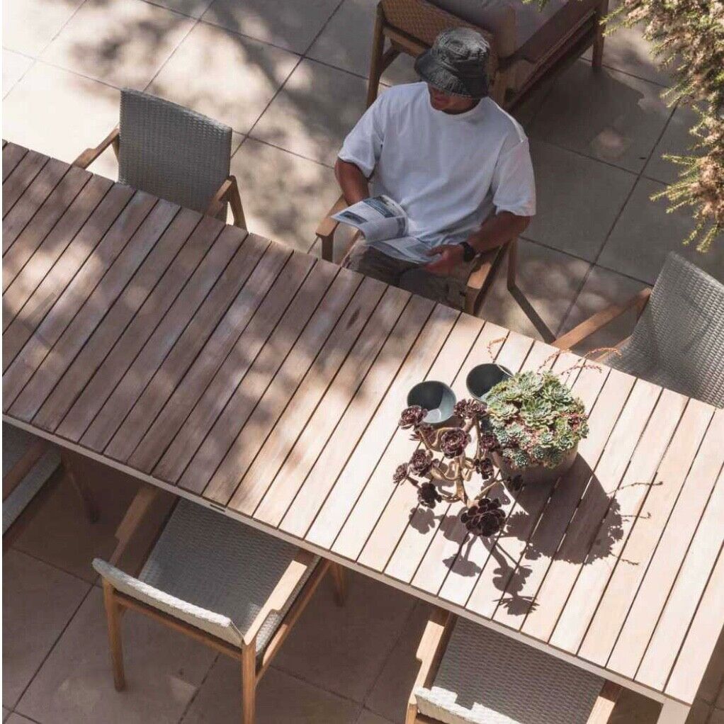 Lido Outdoor Dining Table by Satara - 220 cm length