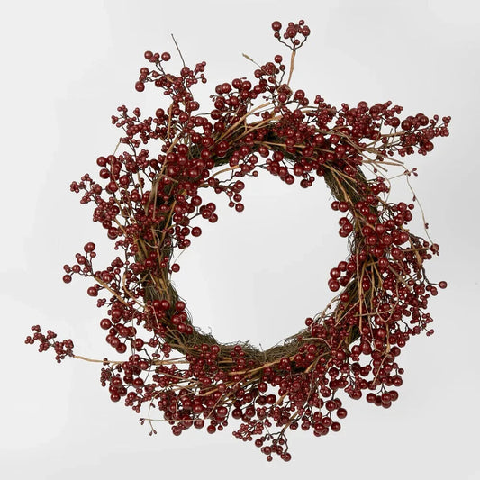 Robina Berry Wreath Large Red By Florabelle Living