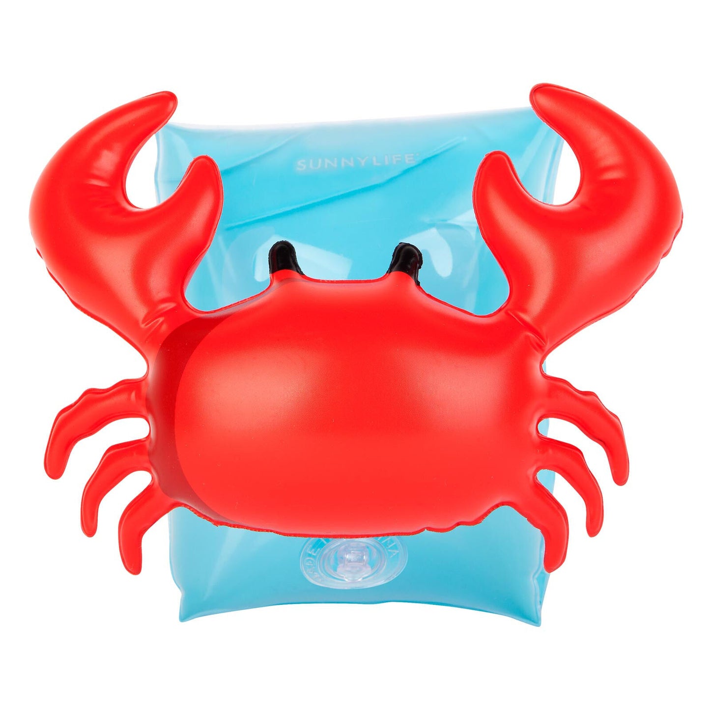 SUNNYLIFE INFLATABLE ARM BAND CRABBY - POOL OR BEACH TOY AID  - 16 x 20 x 15 cm