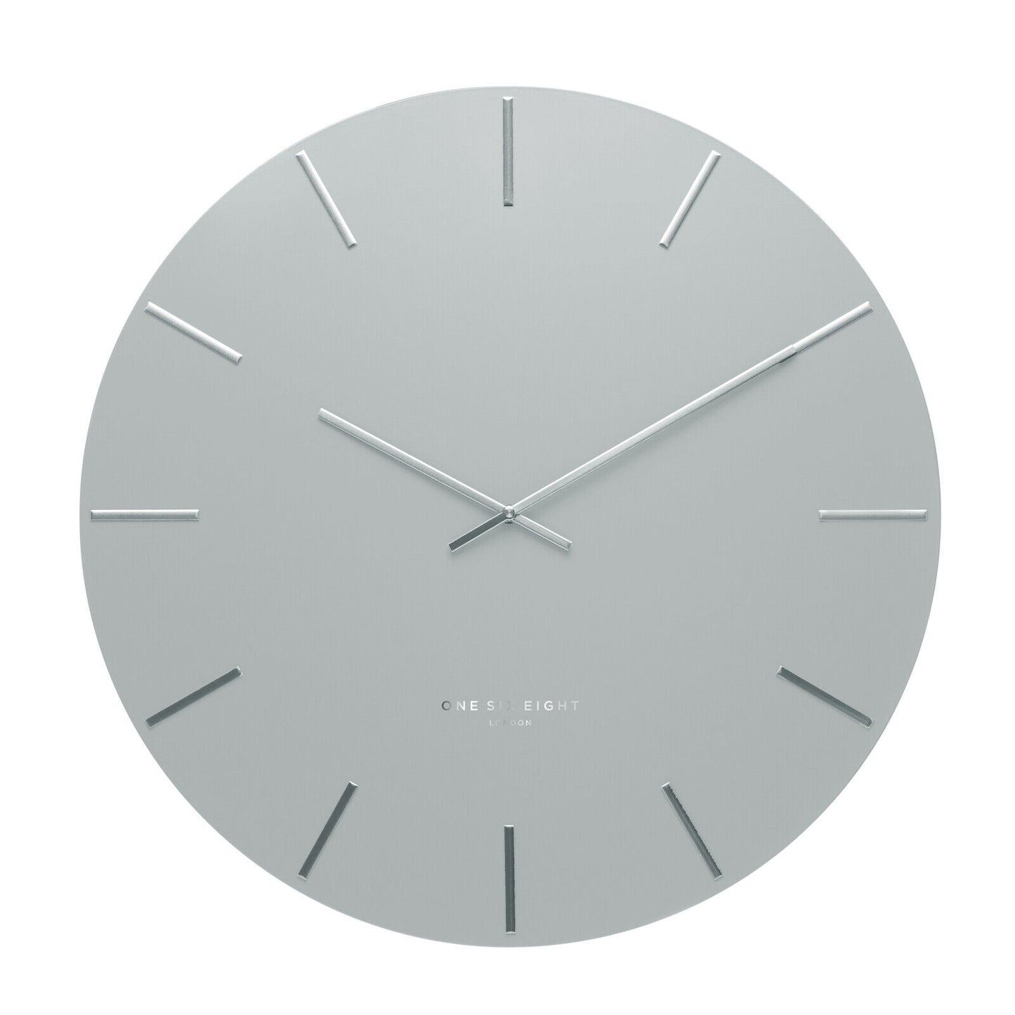 LUCA LIGHT GREY 40CM SILENT WALL CLOCK
