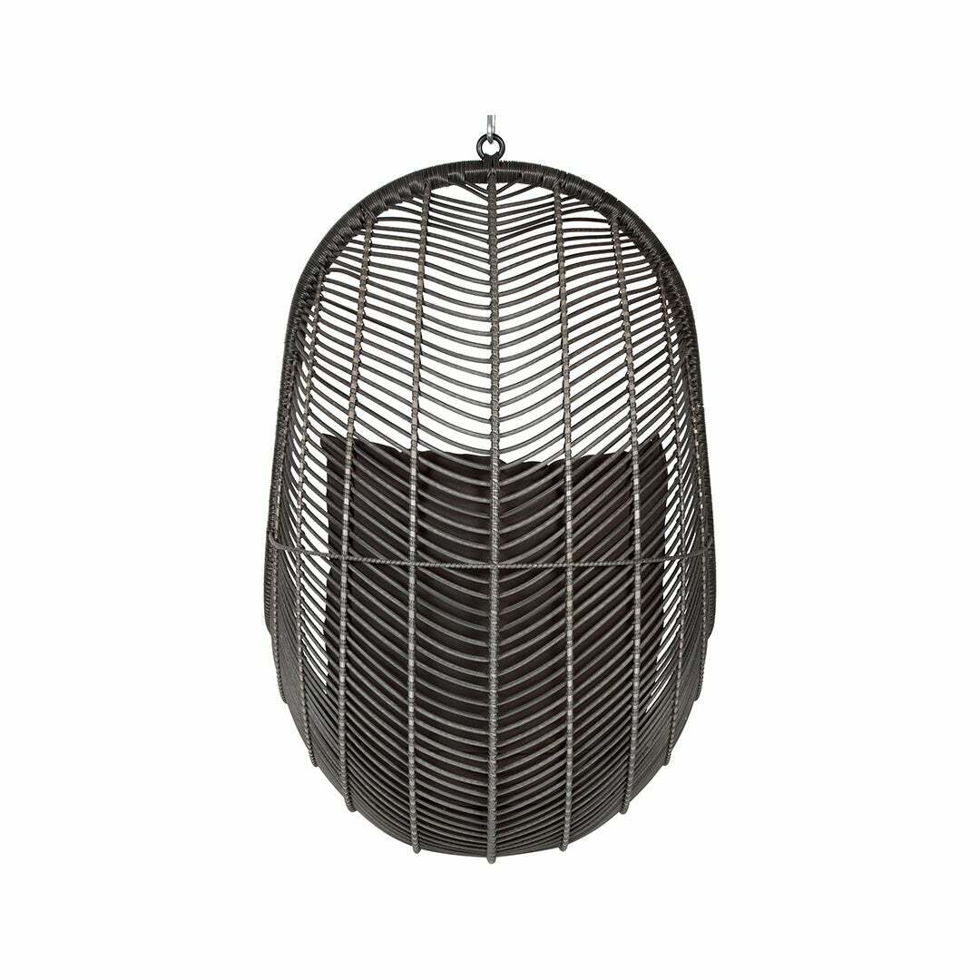 Navaho Pod Chair Charcoal RPP $1299.00 W78 x D68 x H125cm
