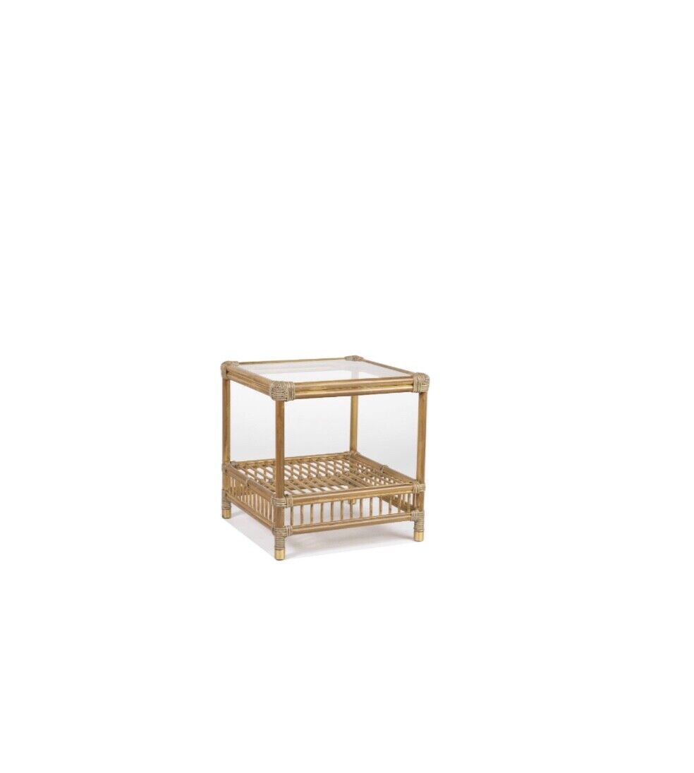 High End Sorrento Outdoor Side Table – Natural By Wisteria Design