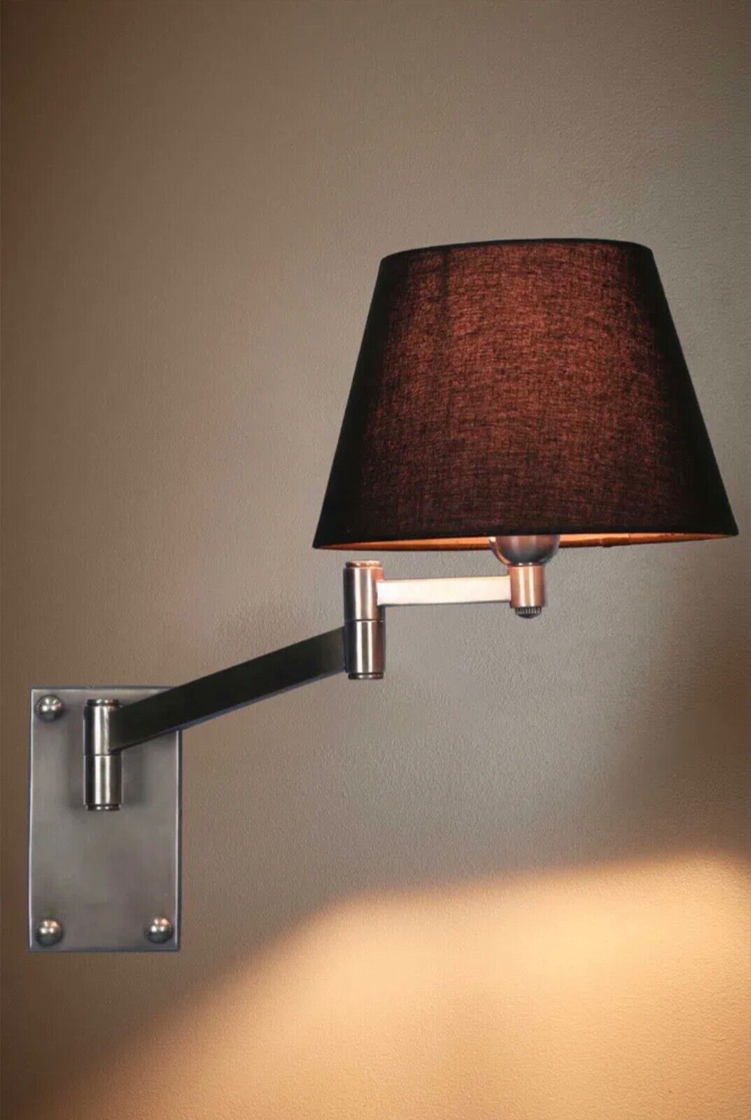 OSCAR WALL LIGHT BASE ANTIQUE SILVER (SHADE NOT INCLUDED) By Emac & Lawton