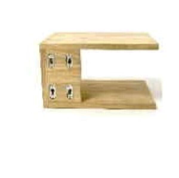 Cole Oak Night Stand - Wall mounted bedside table 40 x 20 x 20 CM