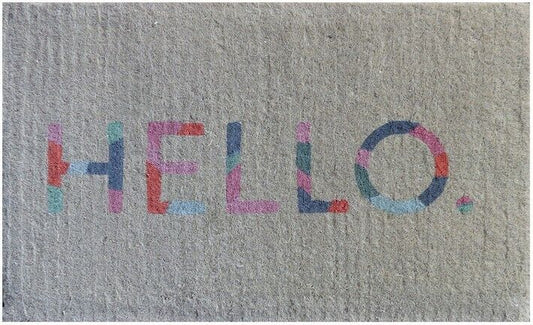 COLOUR HELLO Thick Doormat Door mat  75X45 X 4  CM -100% COCONUT FIBRE