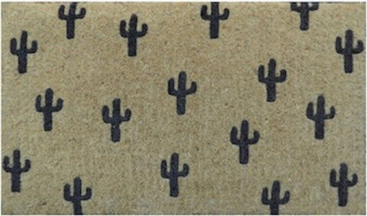 BLACK CACTUS Thick Doormat Door mat  75 X 45 X 4  CM -100% COCONUT FIBRE
