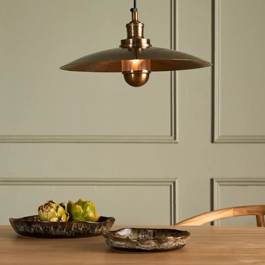 Henry Ceiling Pendant Antique Brass By Emac & Lawton