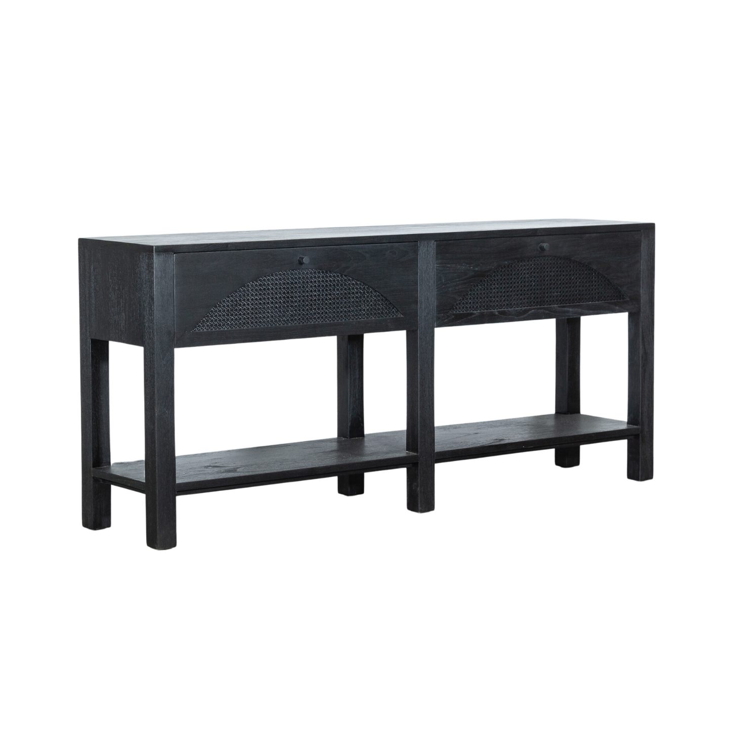 Loft Console By Satara Charcoal Black