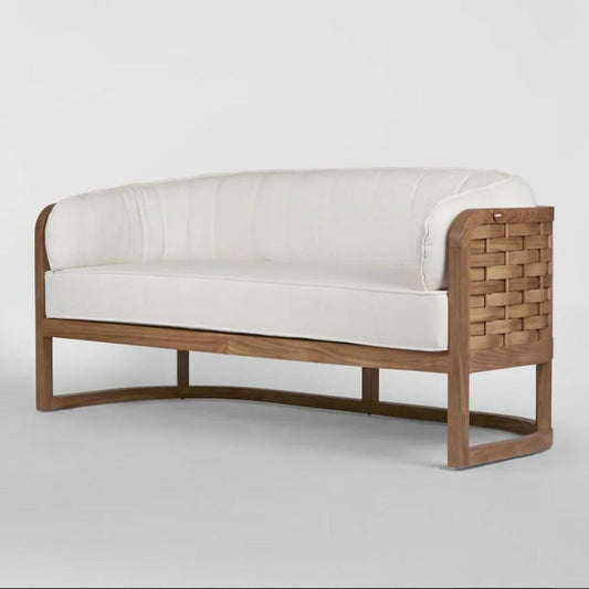 Weave Teak Sofa -Outdoor By Florabelle Living