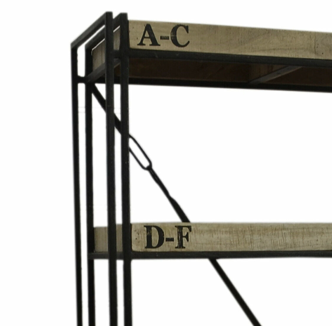 Expedition Industrial Bookcase . Bookshelf made out of iron solid mango wood