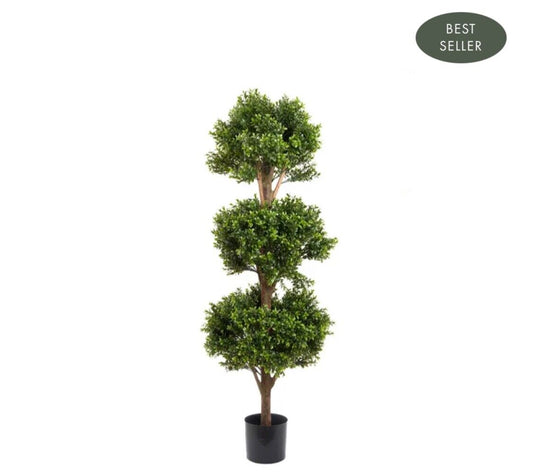 Artificial BOXWOOD TRIPLE BALL TREE 1.2M  By Florabelle Living