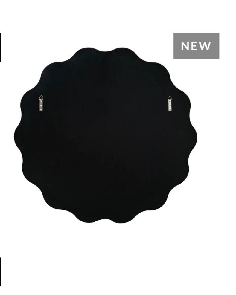 Emilie Round Wall Mirror Antique Gold finish by Cafe Lighting RRP$819.00