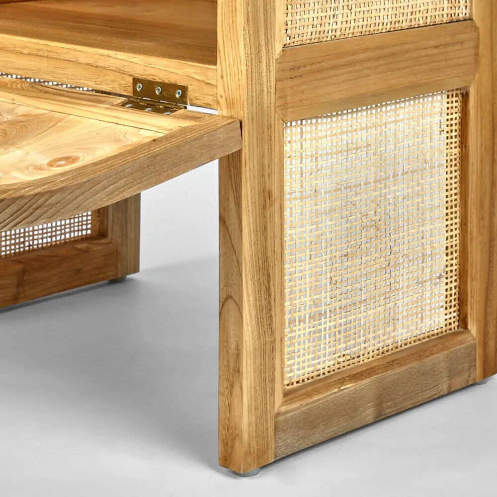 GRACE BEDSIDE TABLE NATURAL By Florabelle Living