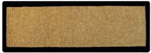 Thick Long Doormat BLACK BORDER 120 X 45 X 4cm  DOORMAT DESIGNS