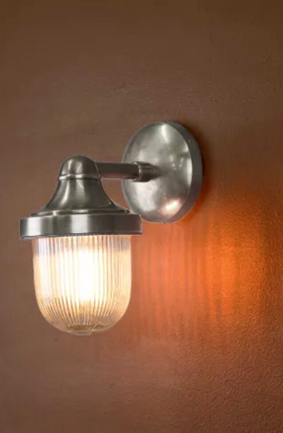 ** Pre Order JADE OUTDOOR WALL LIGHT SILVER By Emac & Lawton Due 28 NOV 25