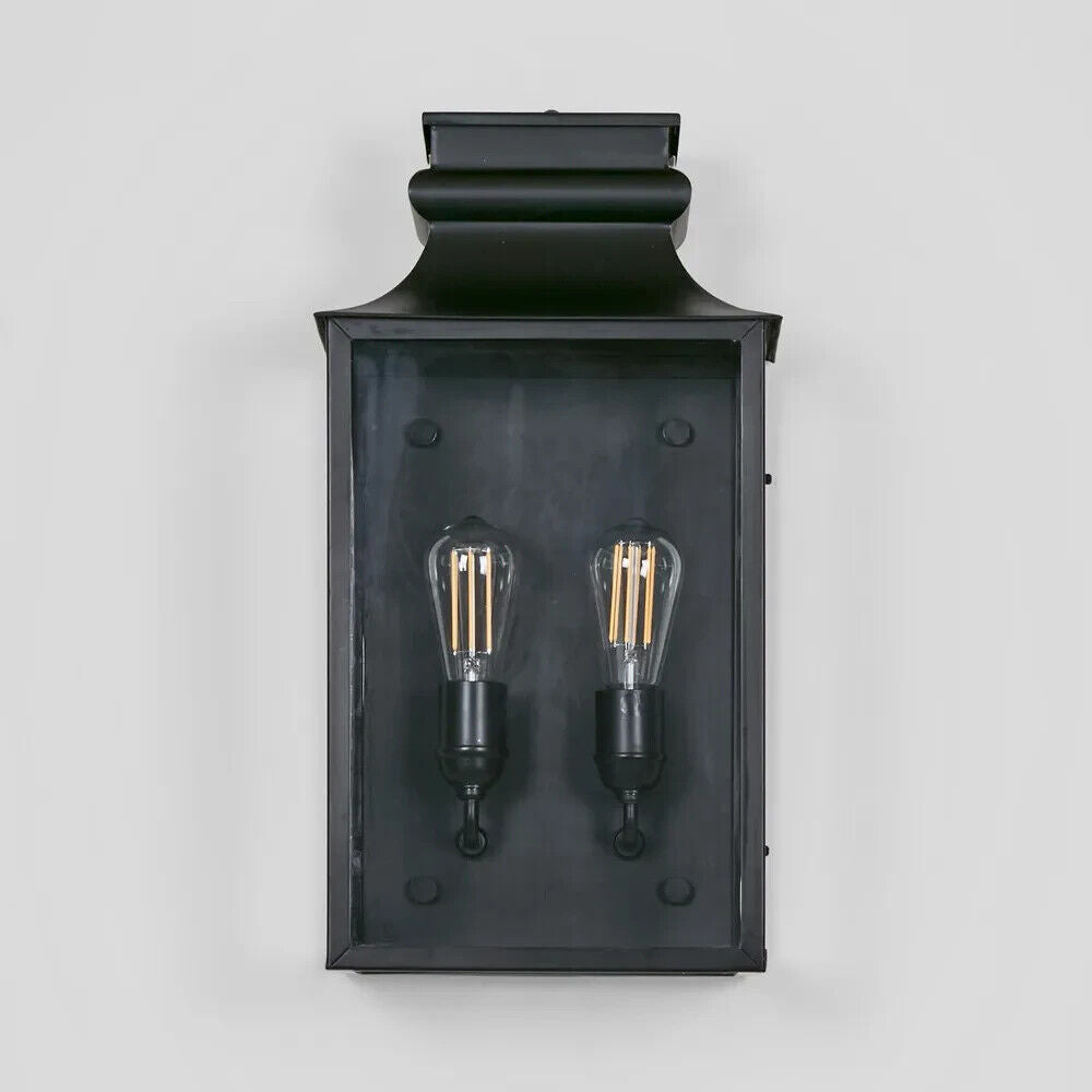 WESTPOINT OUTDOOR WALL LIGHT BLACK By Emac & Lawton