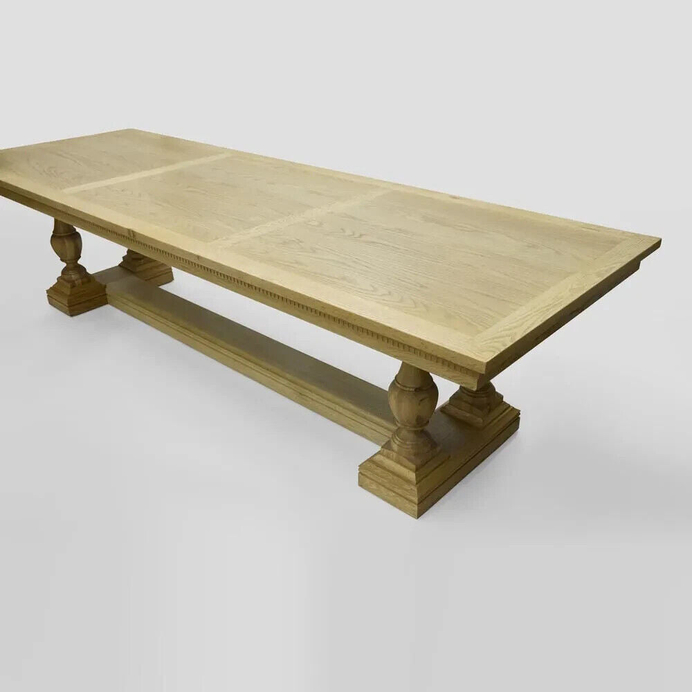Ville Oak Dining Table Natural 300cm By Florabelle Living
