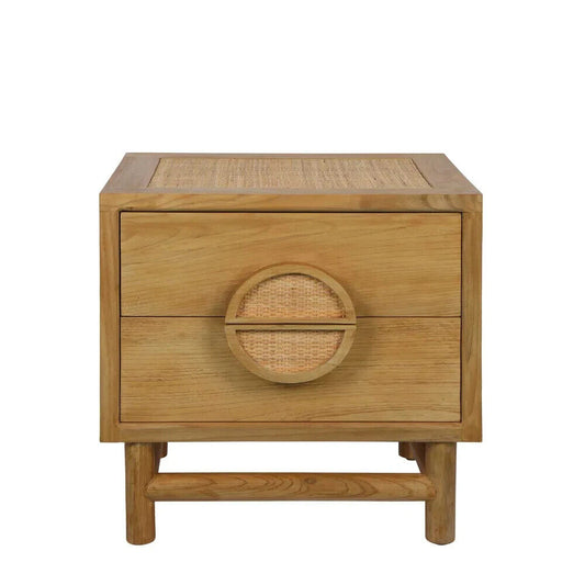 RONDO BEDSIDE NATURAL By Florabelle Living