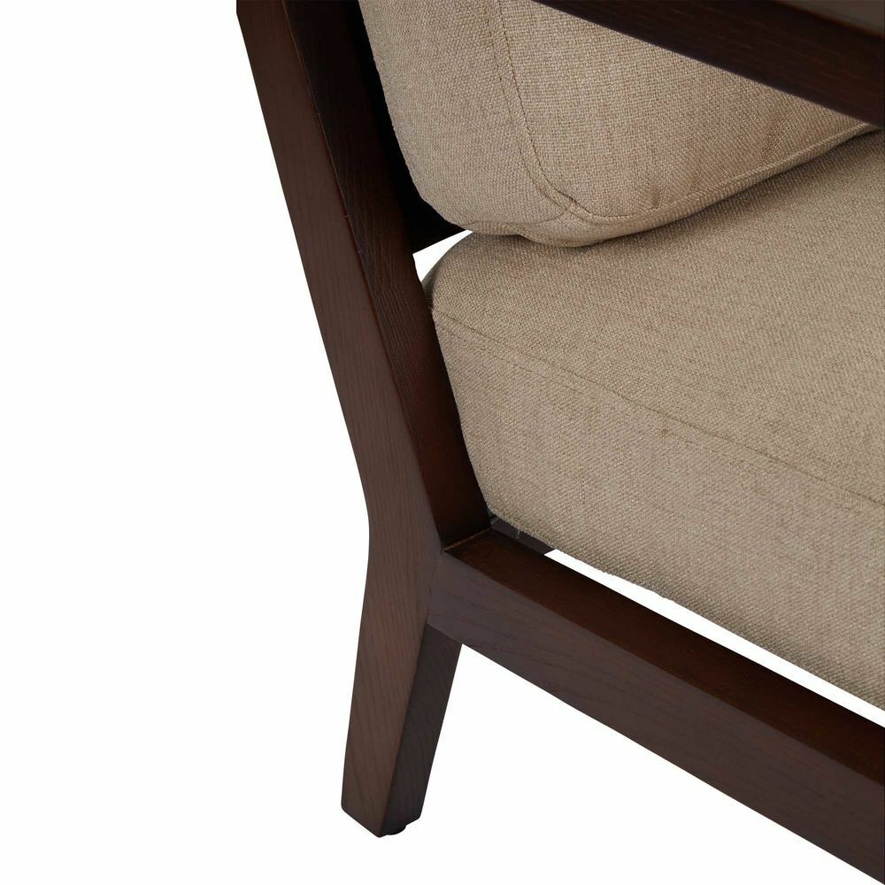 MALLORY ASH WOODEN CHAIR OATMEAL BEIGE By Florabelle