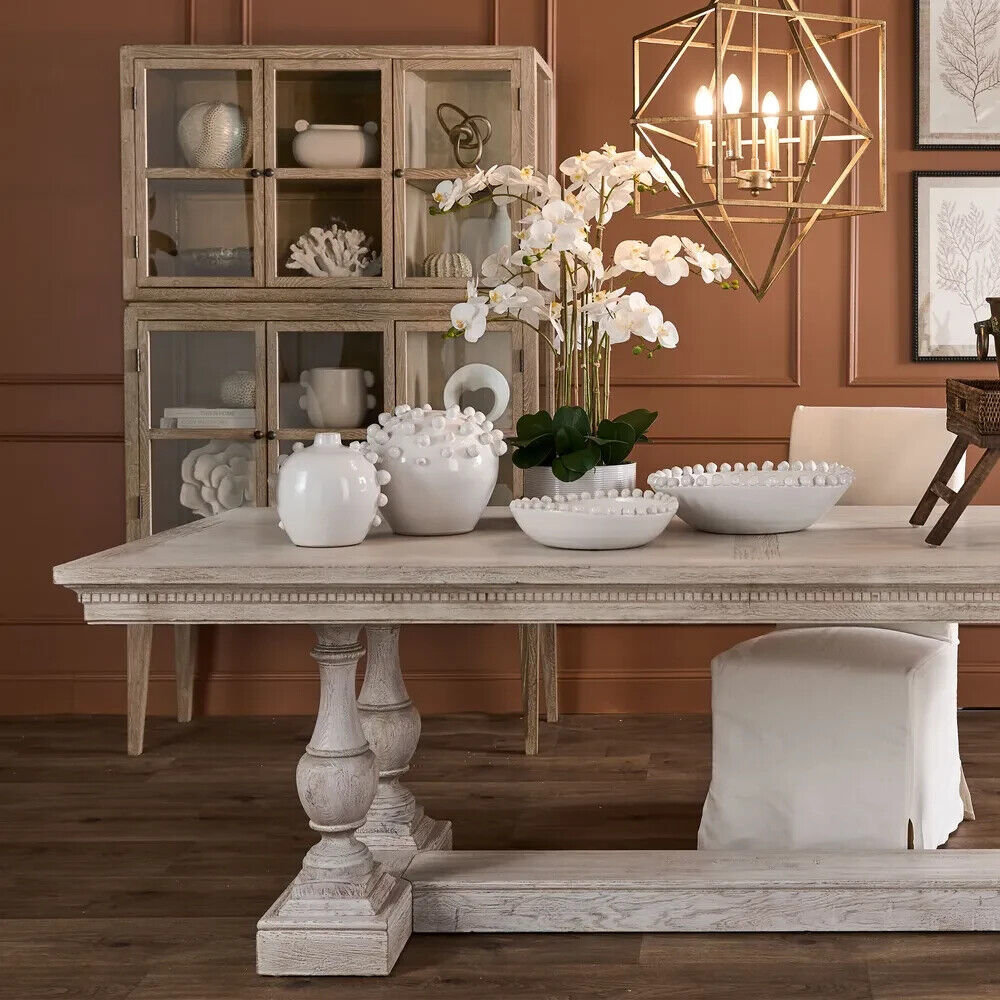 COLUMBUS OAK 6 DOOR CABINET By Florabelle Living